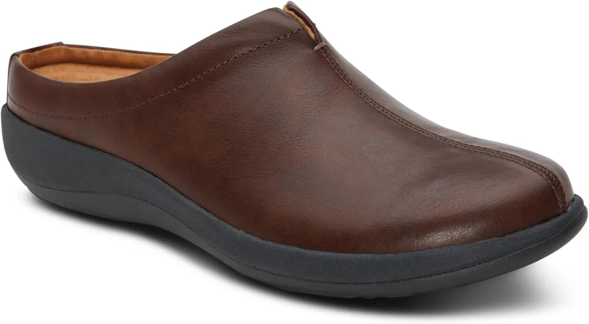 Aetrex Women's Ingrid Orthopedic Clogs — Genuine Leather clog