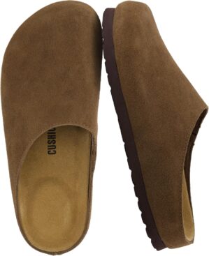 CUSHIONAIRE Lute Genuine Suede Leat...