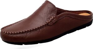 Go Tour Mens Mules Clog Slippers Br...