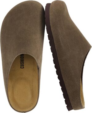 CUSHIONAIRE Lute Genuine Suede Leat...