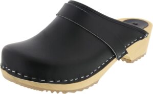 Bjork Maja Wood Open Back Leather C...