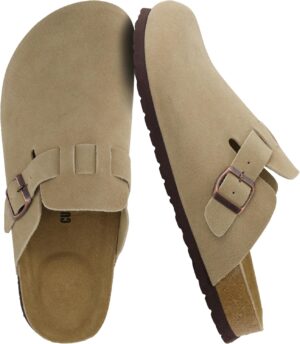 CUSHIONAIRE Haze Genuine Suede Leat...