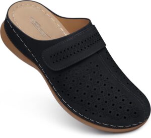 SHIBEVER Clogs for Women Mules Shoe...