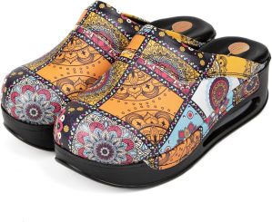 Womens Clogs with Arch Support, Pur...