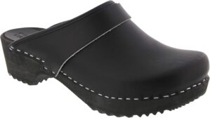 Bjork Maja Wood Open Back Leather C...