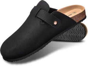 KEMISANT Men Clogs-Comfortable Sued...