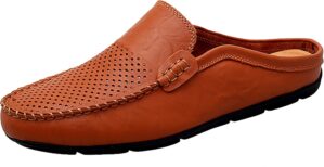 Go Tour Mens Mules Clog Slippers Br...