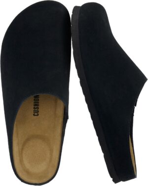 CUSHIONAIRE Heath Genuine Suede Lea...