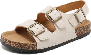 Sandals For Women With Soft Cork Fo...
