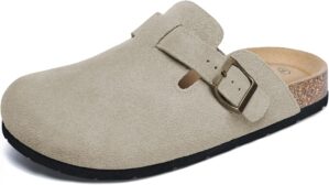 Xiakolaka Women’s Suede Clogs...