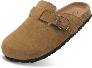 Kids Suede Clogs Boys Girls Mules C...