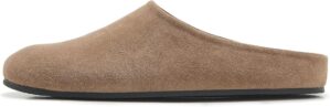 Women’s Suede Clogs Round Toe...