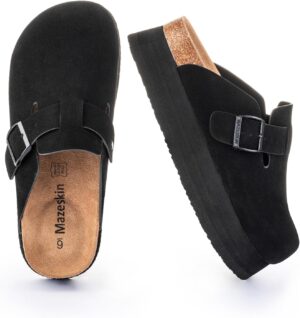 mazeskin Genuine Leather Platform O...