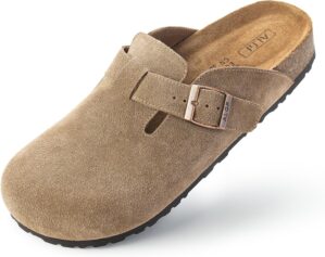 Women’s Genuine Suede Clogs for W...