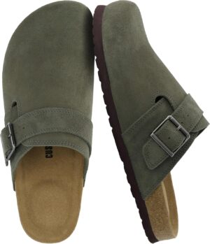 CUSHIONAIRE Hugo Genuine Leather Su...