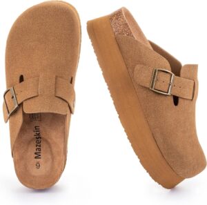 mazeskin Genuine Leather Platform O...