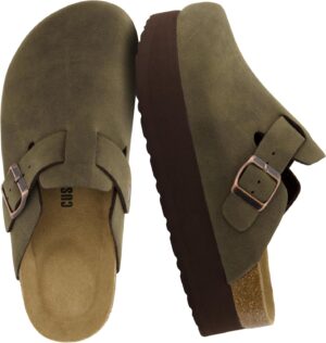 CUSHIONAIRE Loom Platform Clogs for...