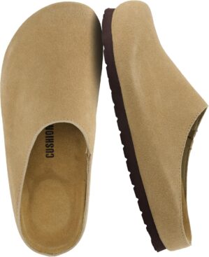 CUSHIONAIRE Lute Genuine Suede Leat...
