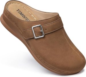 TEMOFON Clogs for Women Slip on Mul...