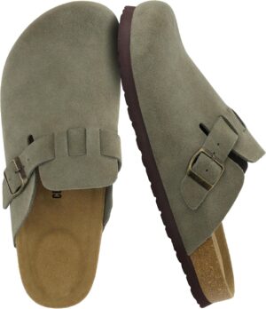 CUSHIONAIRE Haze Genuine Suede Leat...