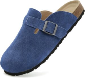 Dumalum Suede Clogs for Women and M...