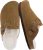 CUSHIONAIRE Women’s Hana Cork footbed clog with Genuine Leather upper, Faux Fur lining, and +Comfort