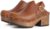 Kebba – Stella – Handmade Platform Clogs with Genuine Leather and Adjustable Buckle, Crafted for Comfort and Style