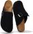 Project Cloud Mens Clogs – 100% Full Grain Genuine Leather Clogs for Men with Memory Foam Insole and Arch Support Natural Cork Footbed – Non Slip Mules Mens Slippers (Brooklyn)