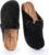 mazeskin Genuine Leather Orthopedic Clogs Slippers for Women with Comfortable Arch Support, Vegan Suede Upper, Orthotic Footbed for Plantar Fasciitis Relief