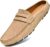 Go Tour Mens Handmade Suede Leather Mules Clog Slippers Breathable Leather Slip on Shoes Casual Loafers