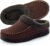 ULTRAIDEAS Men’s Warm Fuzzy Moccasin Clog Slipper, Slip on Winter Comfy Indoor/Outdoor House Shoes