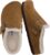 CUSHIONAIRE Haven Genuine Leather Clogs for Women – Faux Fur Lined Slip-On Womens Shoes with Cork Footbed and Adjustable Buckle