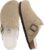 CUSHIONAIRE Women’s Hana Cork footbed clog with Genuine Leather upper, Faux Fur lining, and +Comfort