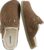 CUSHIONAIRE Blain Fur Genuine Suede Clogs for Women, Cozy Slip-On Womens Slippers with Detailed Stitching and Memory Foam Comfort