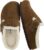 CUSHIONAIRE Haven Genuine Leather Clogs for Women – Faux Fur Lined Slip-On Womens Shoes with Cork Footbed and Adjustable Buckle