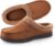 ULTRAIDEAS Men’s Warm Fuzzy Moccasin Clog Slipper, Slip on Winter Comfy Indoor/Outdoor House Shoes