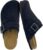 CUSHIONAIRE Hugo Genuine Leather Suede Clogs for Men – Comfortable Slip On Shoes with Adjustable Buckle, Closed Toe Mens Slides